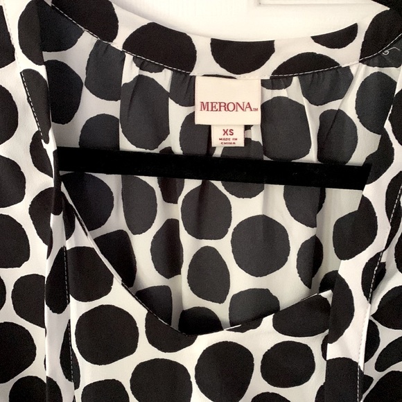 Merona polka dot blouse - Picture 3 of 4